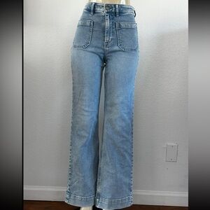 Faherty Light Blue Flare Jeans